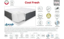 Cool Fresh materasso una piazza e mezza 120x200 cm
