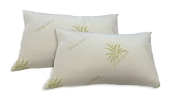 Coppia guanciali Aloe 50x80cm
