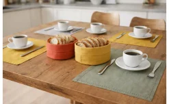 Coppia tovaglietta colazione colori assortiti