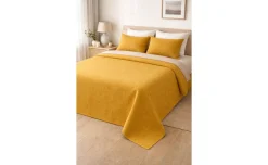 Coprietto trapuntato bicolore 250x250 cm