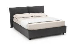 Coral letto matrimoniale contenitore comfort grigio