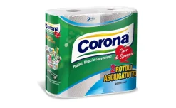 Corona asciugatutto cuor di spugna 2 veli