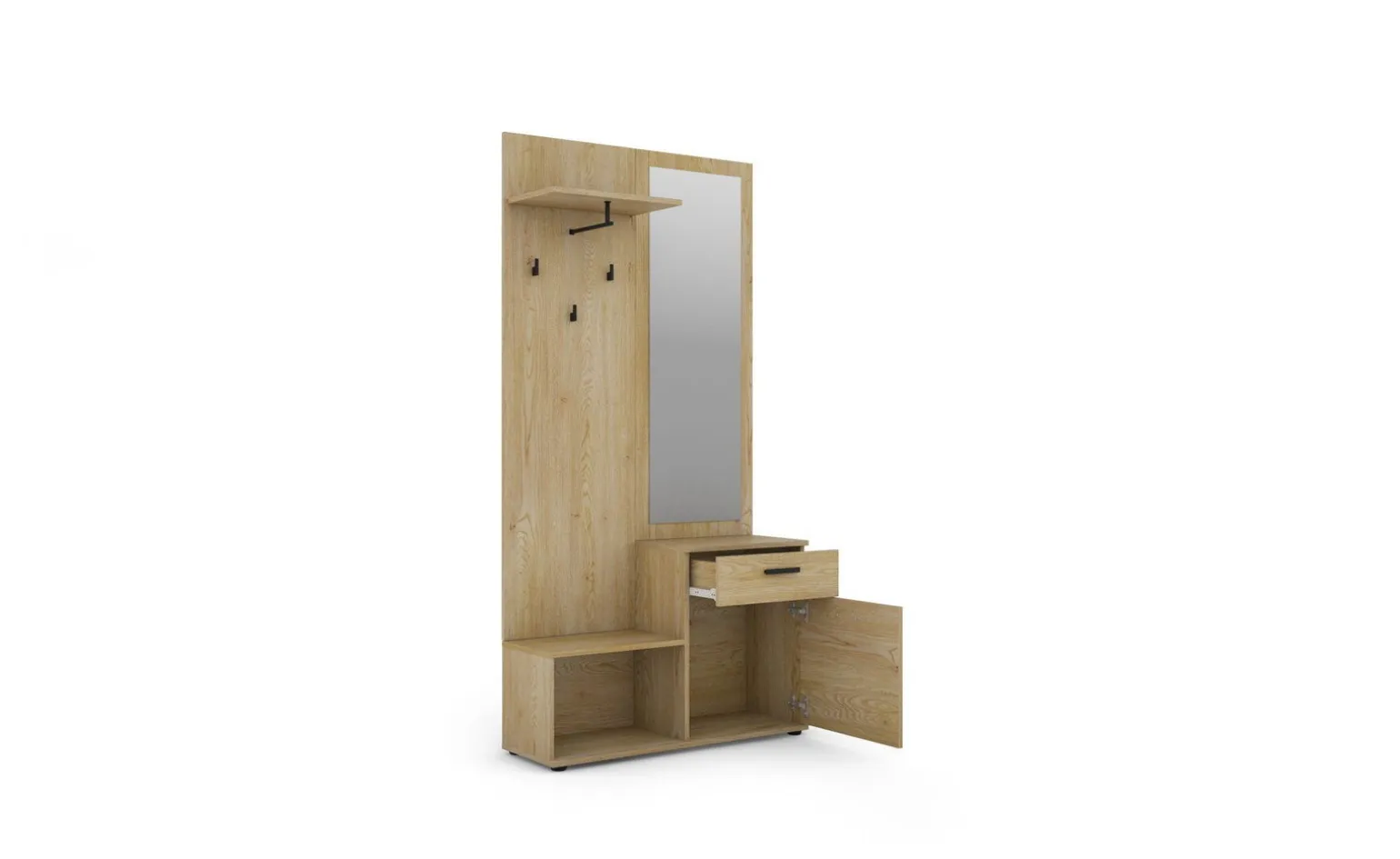 Crema mobile ingresso rovere chiaro