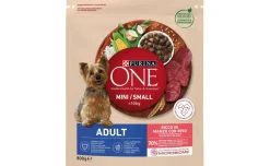Crocchette cane Purina One mini Adult, Manzo e Riso 800 gr