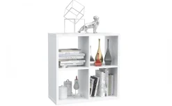 Cube libreria bianca 4 vani orizzontale