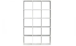 Cube libreria bianca 15 vani verticale
