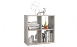 Cube librerialegno chiaro 4 vani orizzontale