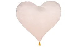 Cuore Pom Pom cuscino rosa 40x45 cm