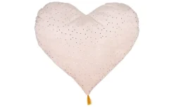 Cuore Pom Pom cuscino rosa 40x45 cm