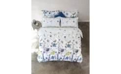 Day Dream Copripiumino matrimoniale Ortus blu cielo, 100% cotone