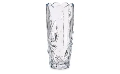 Diamante vaso in vetro h29 cm