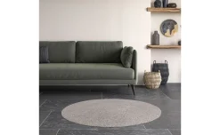 Dolce tappeto silver tinta unita Ø120 cm