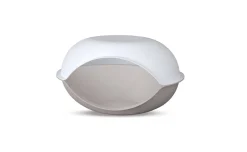 Donut cuccia in plastica 58×37×32 grigia