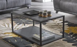Dover tavolino rettangolare in colore Brown/Stone Grey