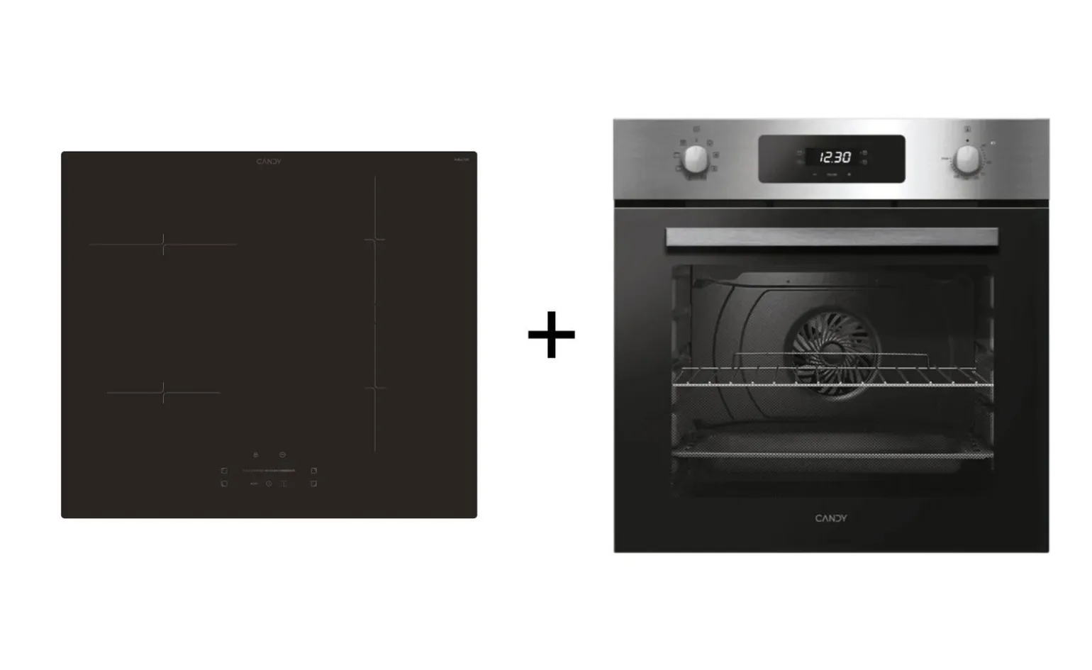 Duetto Induzione + Forno Inox Candy