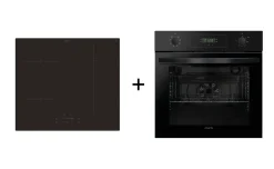 Duetto Induzione + Forno Nero Candy
