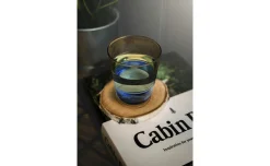 Duo color bicchiere in vetro borosilicato 29 cl