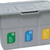 Ecopat cestino rifiuti con 3 scomparti