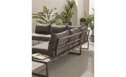 Eden set angolare in alluminio verniciato antracite
