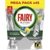 Fairy platinum caps 45 pezzi limone