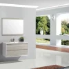 Fara mobile bagno L89,5 cm con specchio rovere grigio
