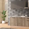 Fast Cucina completa L180 cm con piano cottura a gas, disponibile in vari colori