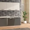 Fast Cucina completa L240 cm con piano cottura a gas e lavastoviglie, disponibile in vari colori
