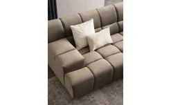 Fellini divano angolare colore taupe