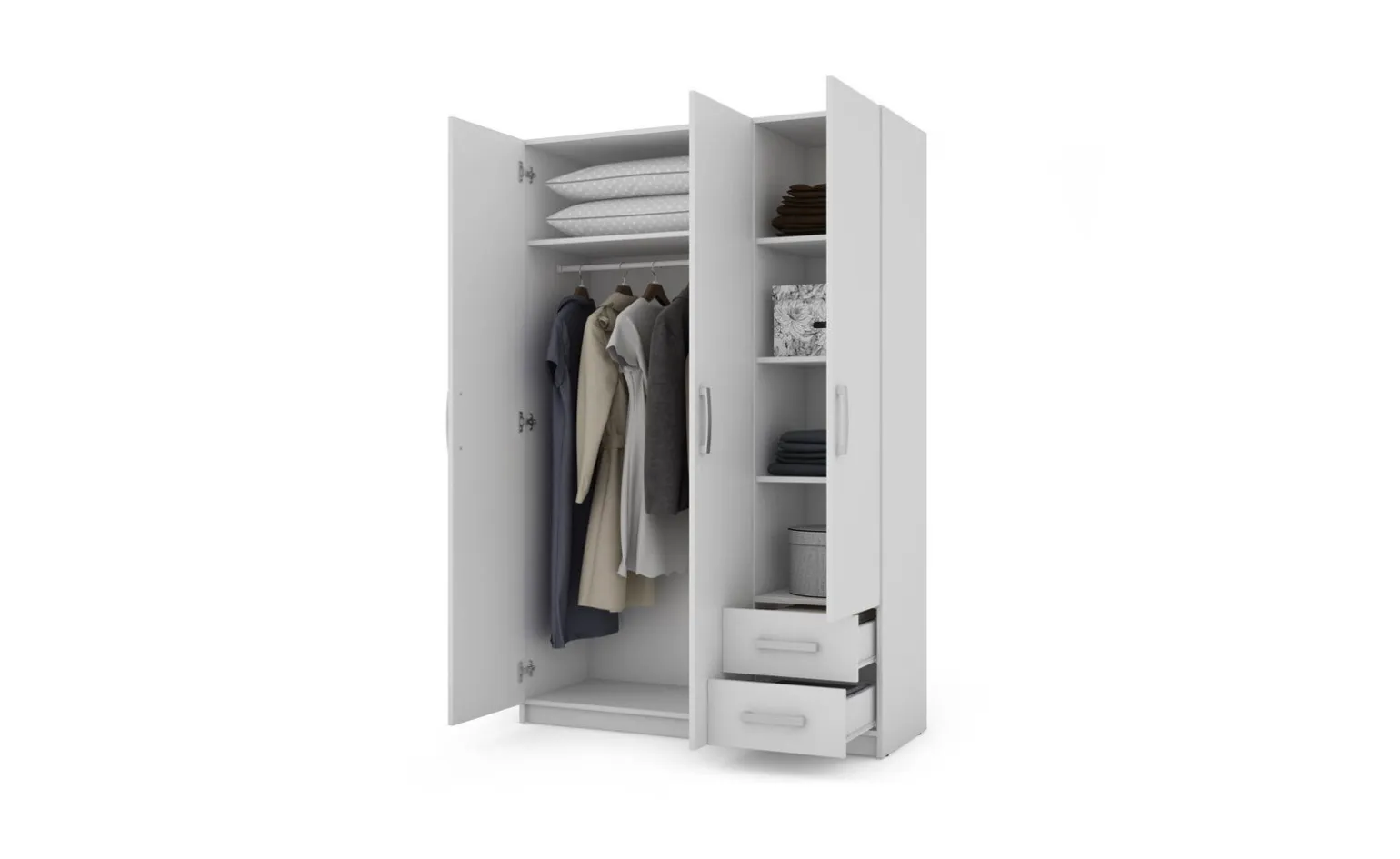 Fine 2.0 armadio bianco L120 cm