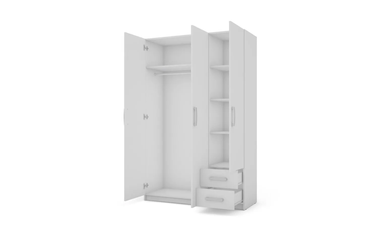 Fine 2.0 armadio bianco L120 cm