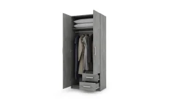 Fine 2.0 armadio cemento L80 cm