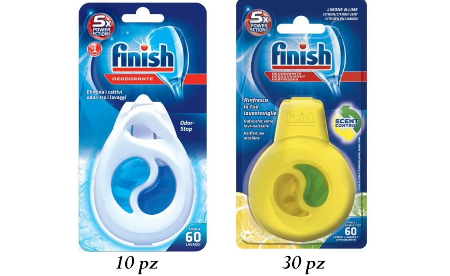 Finish detergente con tecnologia citofresh odore stoppato al limone