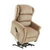 Fiore poltrona relax in tessuto beige