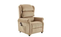 Fiore poltrona relax in tessuto beige