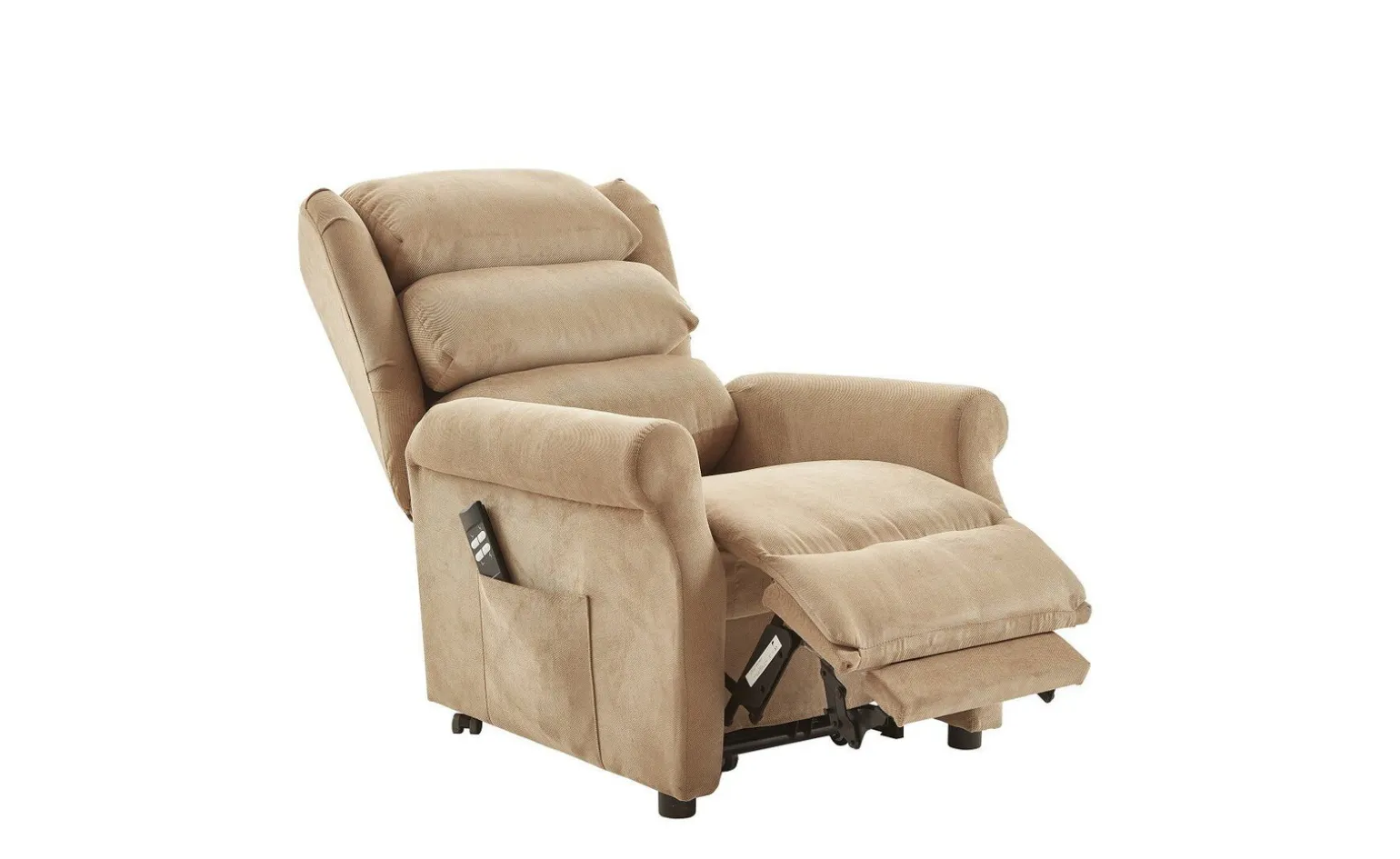 Fiore poltrona relax in tessuto beige