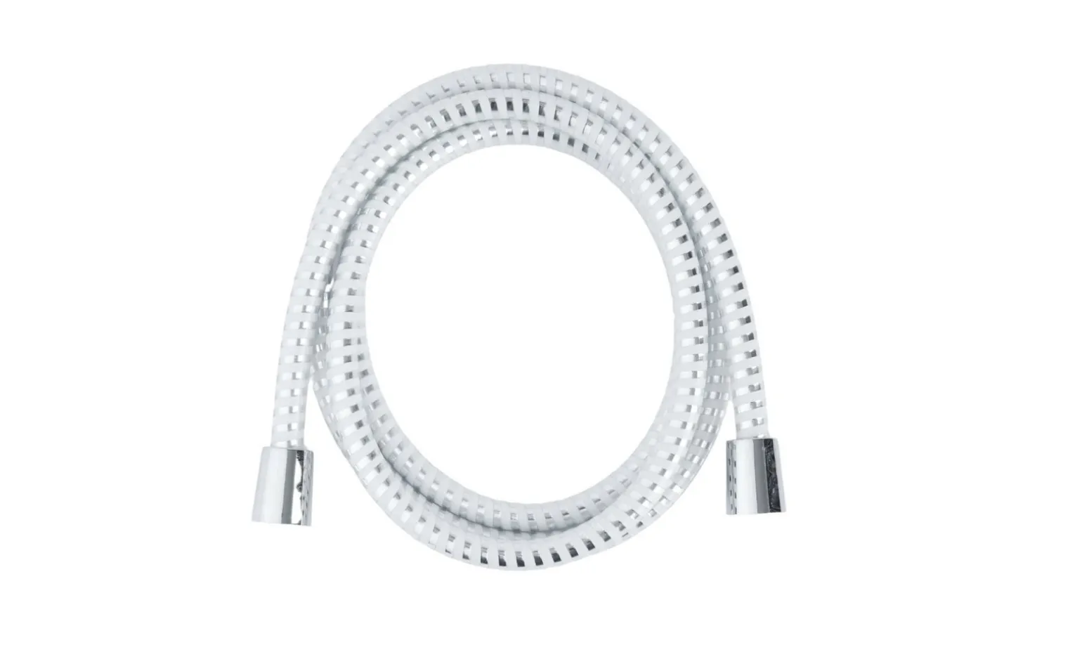 Flessibile doccia 2 metri in PVC argento