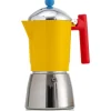Foodesign Caffettiera Cocca 3 tazze Giallo