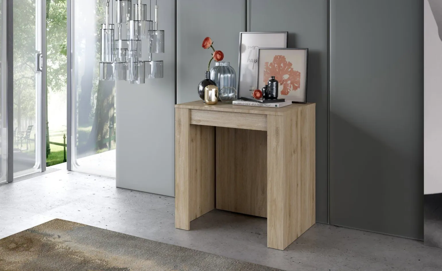 Forma tavolo consolle rovere cadiz