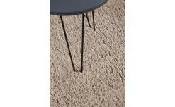 Fuzzy tappeto in tessuto riciclato beige 133x190 cm
