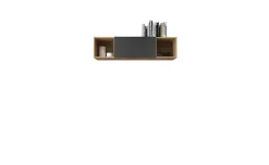 Garda pensile 2 vani giorno antracite/rovere wotan L120 cm