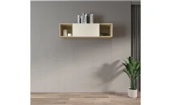 Garda pensile 2 vani giorno rovere chopin/cachemire L120 cm
