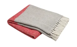 Geneve plaid rosso 125x150 cm