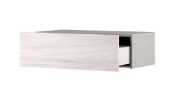 Gilda base 1 cassetto frassino ghiaccio L120 cm