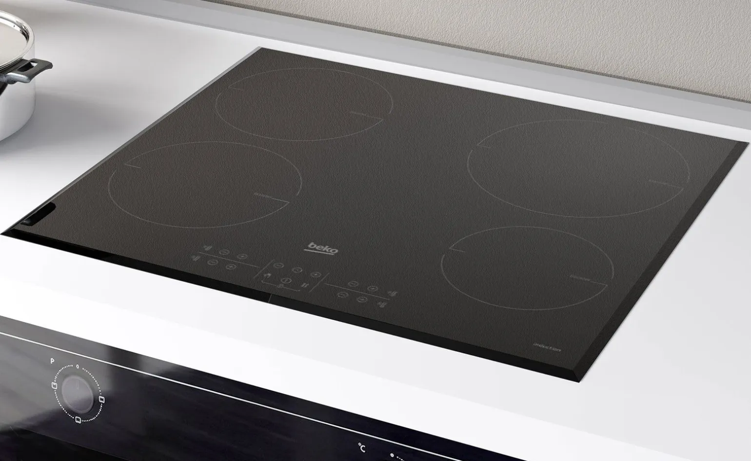 Gilda 2.0 cucina 240 cm colore frassino ghiaccio e light grey