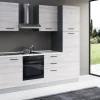Gilda 2.0 cucina 270 cm colore frassino ghiaccio