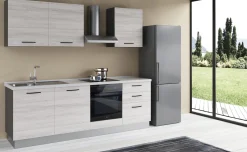 Gilda 2.0 cucina 300 cm colore frassino ghiaccio