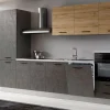 Gilda 2.0 cucina  330 cm colore portland e rovere cadiz