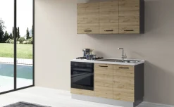 Gilda cucina 150 cm colore rovere cadiz