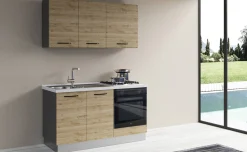 Gilda cucina 150 cm colore rovere cadiz