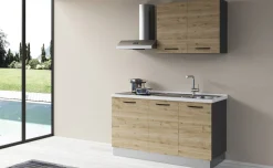 Gilda 2.0 cucina 150 cm colore rovere cadiz